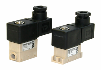 Solenoid valve ideal for use in analytical and medical applications